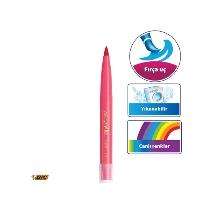 Bic Kids Visaquarelle Fırça Uçlu Keçeli Boya Kalemi 18 Renk