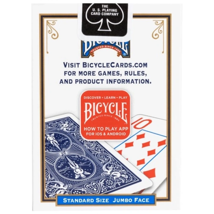 Bicycle® Rider Back International Jumbo Index - Mavi