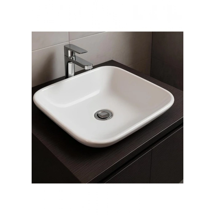 Bien Harmony 43 cm Gövde Üstü Lavabo Batarya Deliksiz Taşma Kanalsız