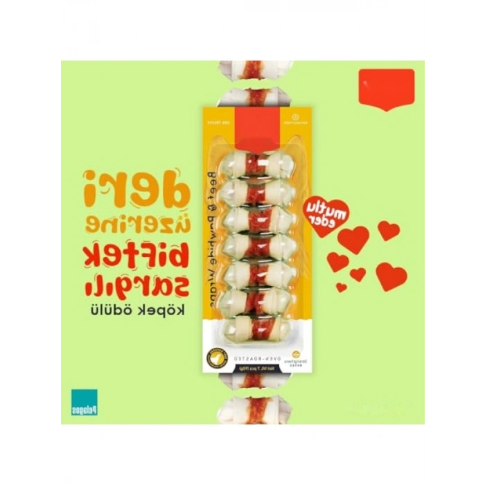 Biftek Sargılı 85 Gr Köpek Ödülü