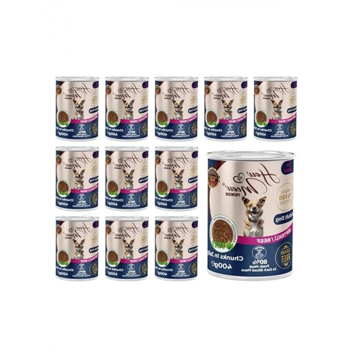 Biftekli Jöleli 400 Gr Konserve Mama, 12 Adet