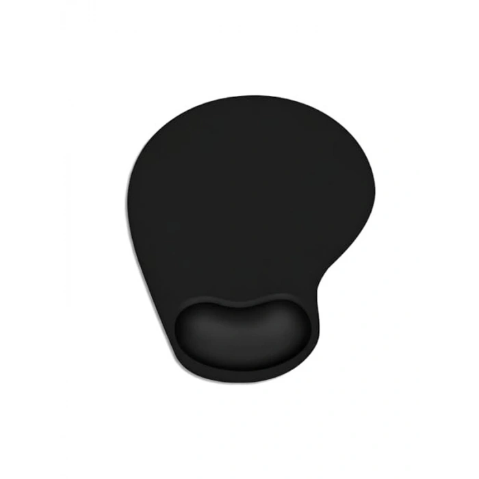 Bilek Destekli Rahat Siyah Ergonomik Mouse Pad