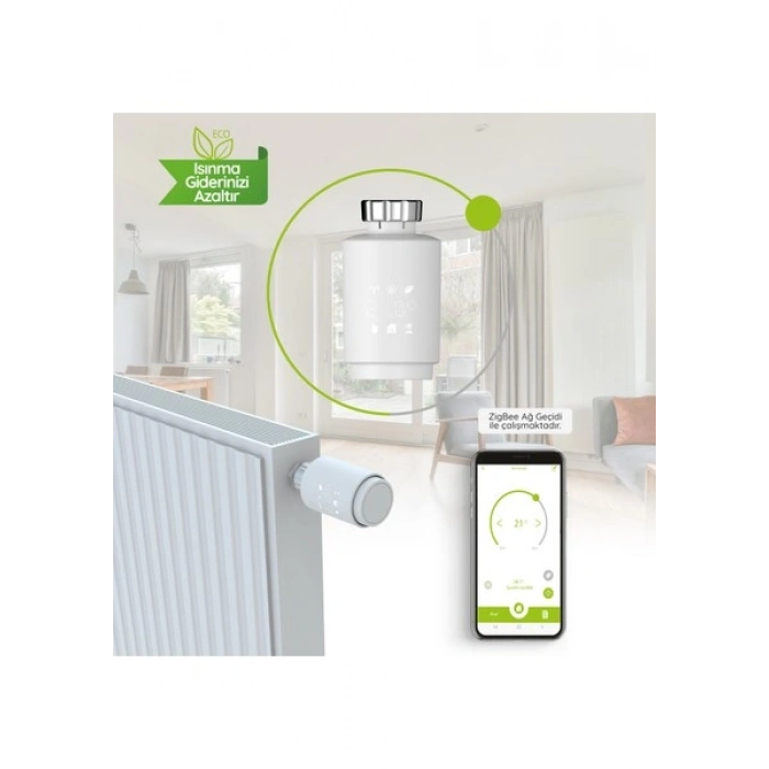 Bilicra S-Warm Akıllı Termostatik Radyatör Vanası