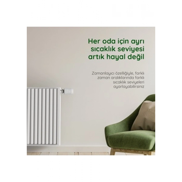 Bilicra S-Warm Akıllı Termostatik Radyatör Vanası