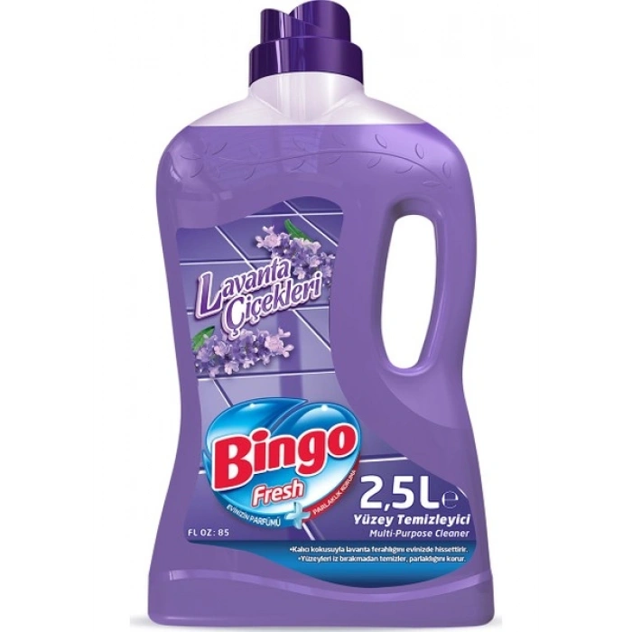 Bingo Fresh Yüzey Temizleyici Lavanta Çiçekleri 2,5 L