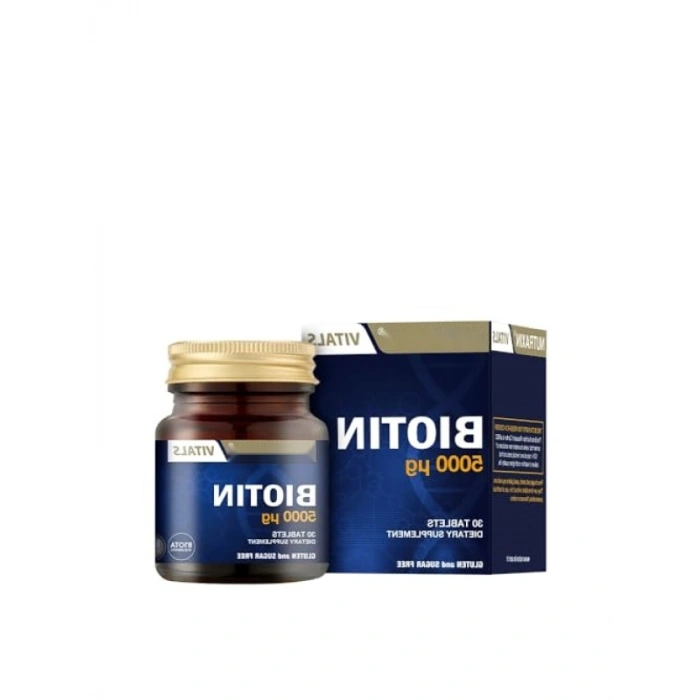 Biotin Takviye Edici Gıda - 5000 mcg - 30 Tablet