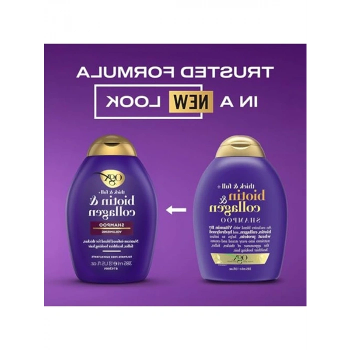 Biotin ve Kolajen İçeren Saç Şampuanı, 385 ml Besleyici Formül