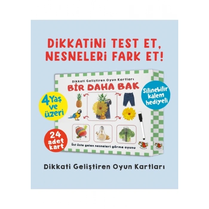 Bir Daha Bak - Dikkat Geliştiren Oyun Kartları