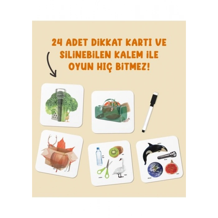 Bir Daha Bak - Dikkat Geliştiren Oyun Kartları