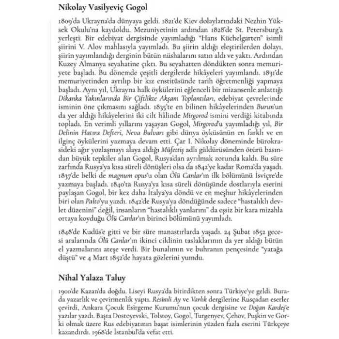 Bir Delinin Hatıra Defteri - Nikolay Vasilyeviç Gogol