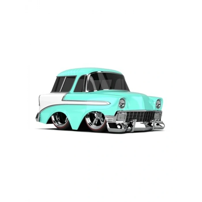Biriktirilebilir Mavi Custom Araba - 1956 Model