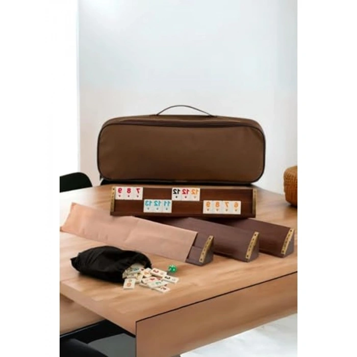 Birinci Sınıf Ağaç Okey Seti - Premium Kalite ile Eğlence