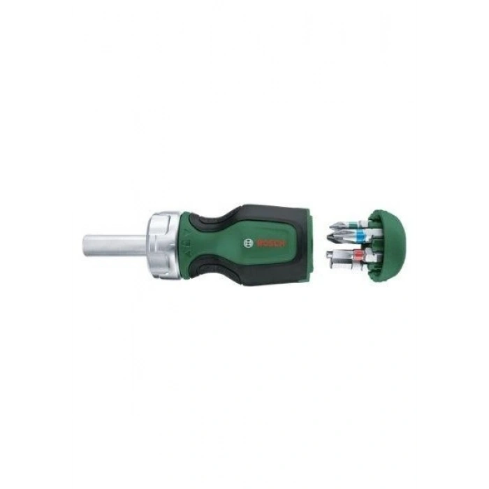 Bısch 6 Uçlu Kısa 6 Uçlu Cırcırlı Tornavida 1600A032UY