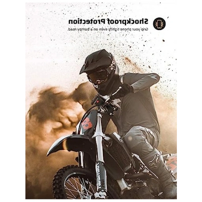 Bisiklet Gidon Telefon Tutucu - 360 Derece Dönebilir