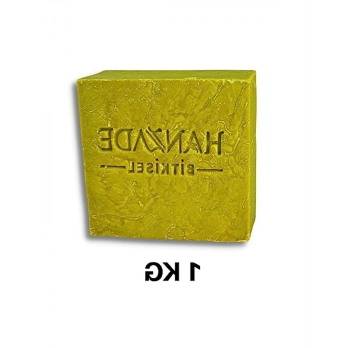 Bitkisel Doğal El Yapımı Sabun, 1 Kg, Yeşil Bıttım