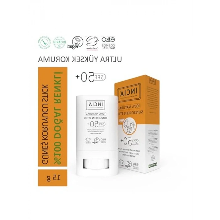 Bitkisel Güneş Koruyucu, Mineral Filtreli SPF50+ Hassas Ciltler için