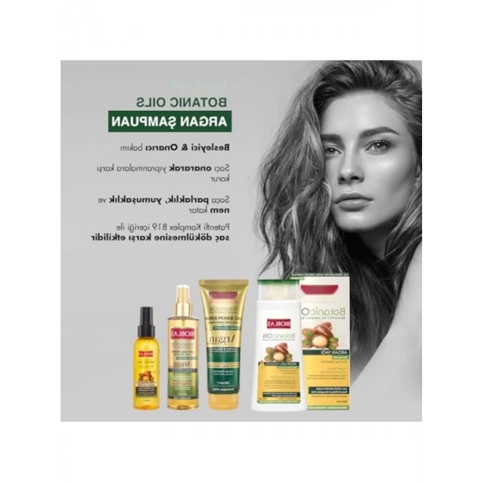 Bitkisel Saç Dökülmesine Karşı Şampuan 360 ml | Argan ve Zeytinyağı İçerikli