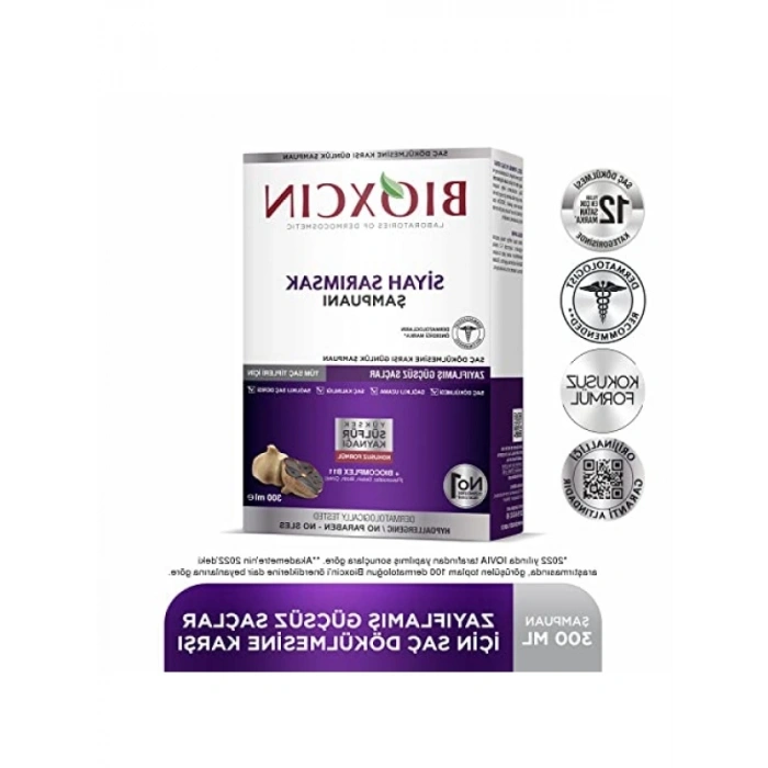 Bitkisel Siyah Sarımsak Ekstraktı ile Saç Dökülmesine Karşı Şampuan (300 ml)