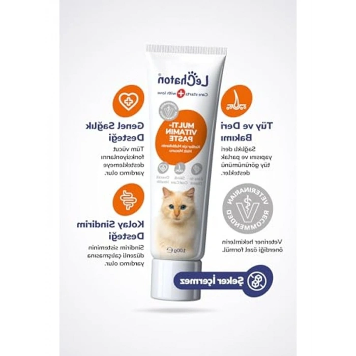 Biyotin ve Taurin İçeren Kedi Maltı, 100 gr