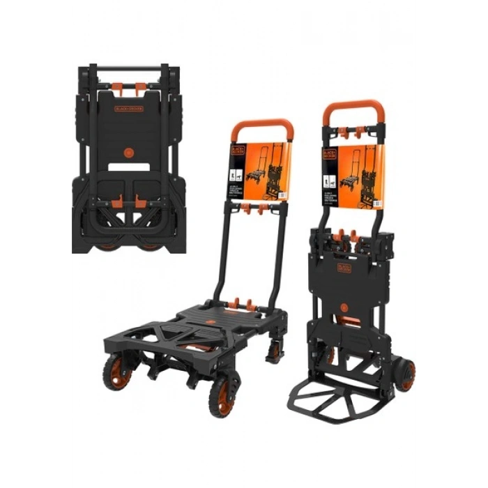 Black & Decker BH206 55/120Kg Çok Fonksiyonlu Katlanır El Arabası