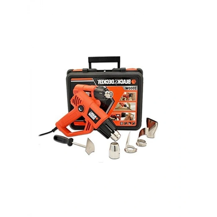 Black + Decker Kx2001K/Xk Sıcak Hava Tabancası, Turuncu/Siyah, 2000 W