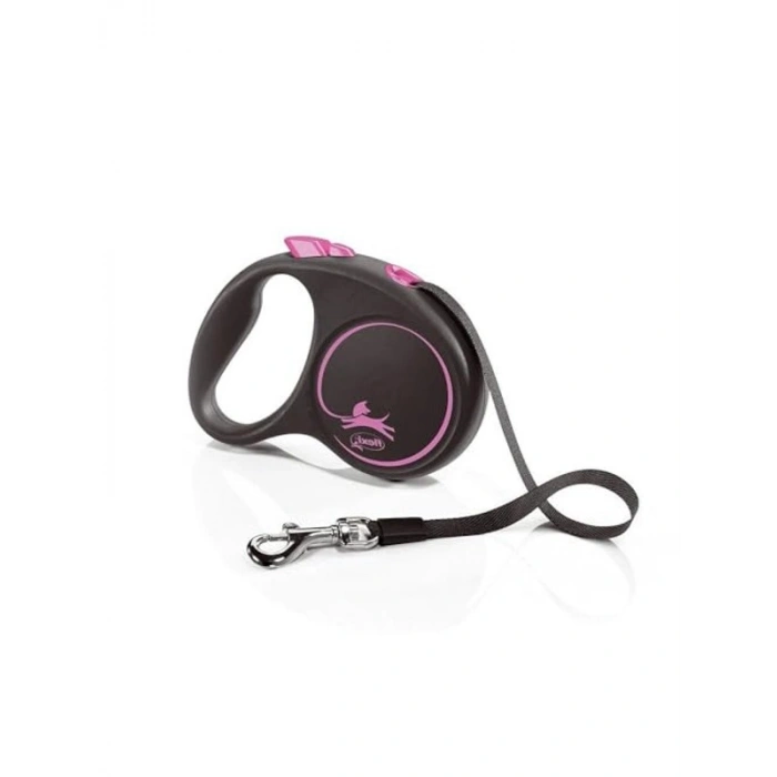 Black Design S Beden Pembe 5MT Şerit Tasma