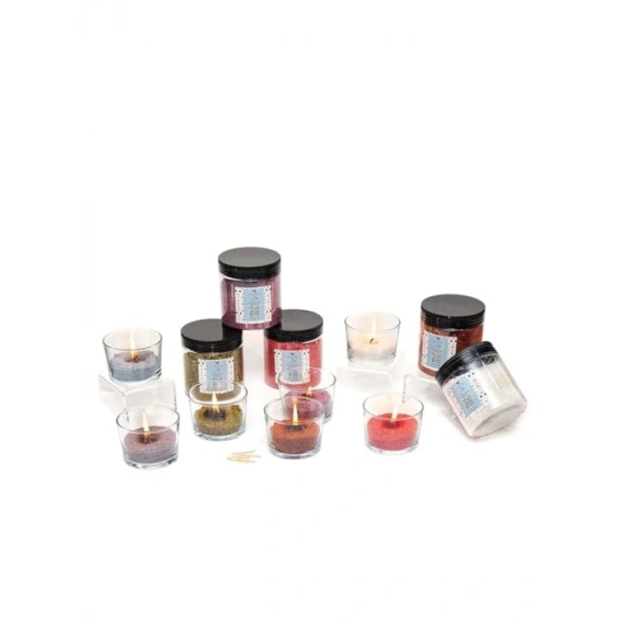 Black Vanilya Kokulu Dekoratif Mum - 250 gr