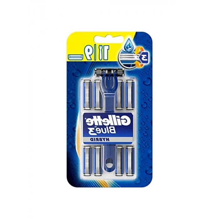 Blue3 Hybrid Erkek Tıraş Makinesi + 9lu Yedek Bıçak