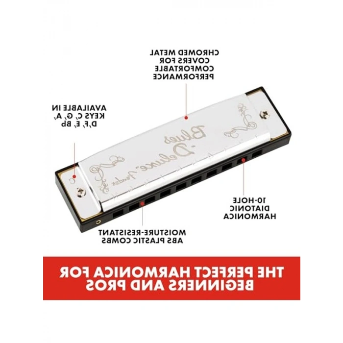 Blues Deluxe Harmonica A (La) Mızıka