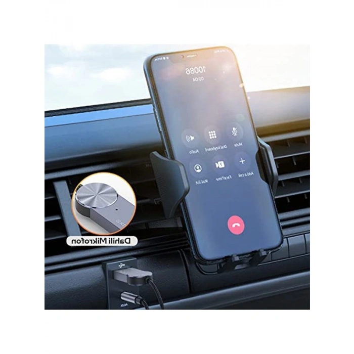 Bluetooth 5.0 Aux Araç Kiti, 3.5mm Kablosuz Bağlantı