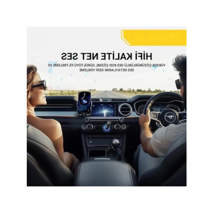 Bluetooth 5.3 Araç Ses Aktarım Kiti - FM Transmitter