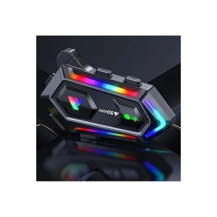 Bluetooth 5.3 Kask Intercom - 2 Kişi ile 300 Metre Eşleşme Özellikli