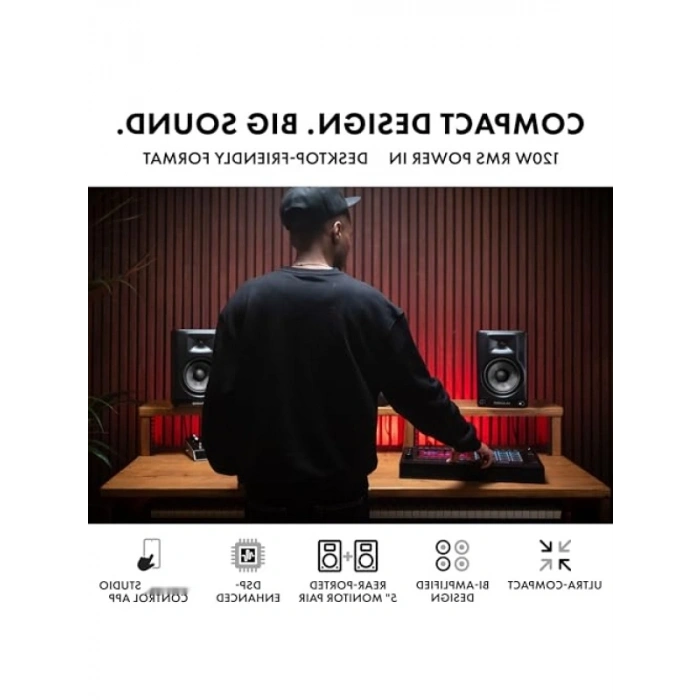 Bluetooth Bağlantılı 5 DSP Destekli Stüdyo Hoparlör Seti