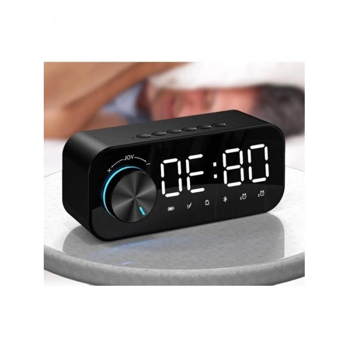 Bluetooth Şarjlı Alarmlı Dijital Masa Saati