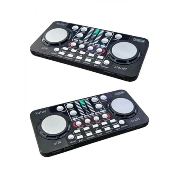 Bluetooth ve Şarjlı Ses Kartı ile Profesyonel Kayıt Mikseri