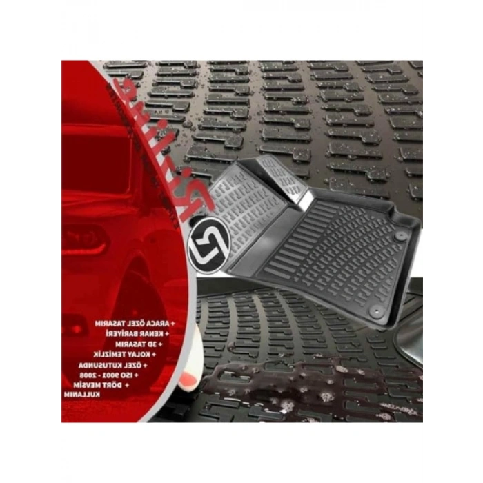 BMW 1 Serisi F20 Uyumlu 3D Havuzlu Paspas