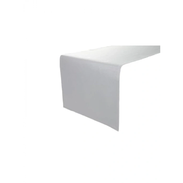 Bohem Tarzında Gümüş Renkli Runner - 45x150 cm