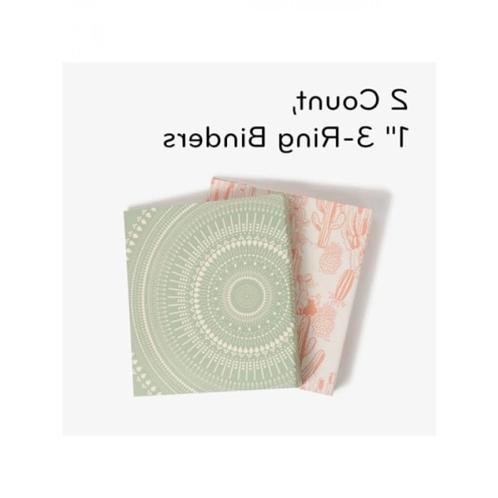 Boho Chic Tasarımlı Cilt Seti, Zeytin ve Somon Renkli