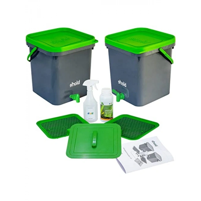 Bokashi Kompost Kovası Seti - 18 Litre