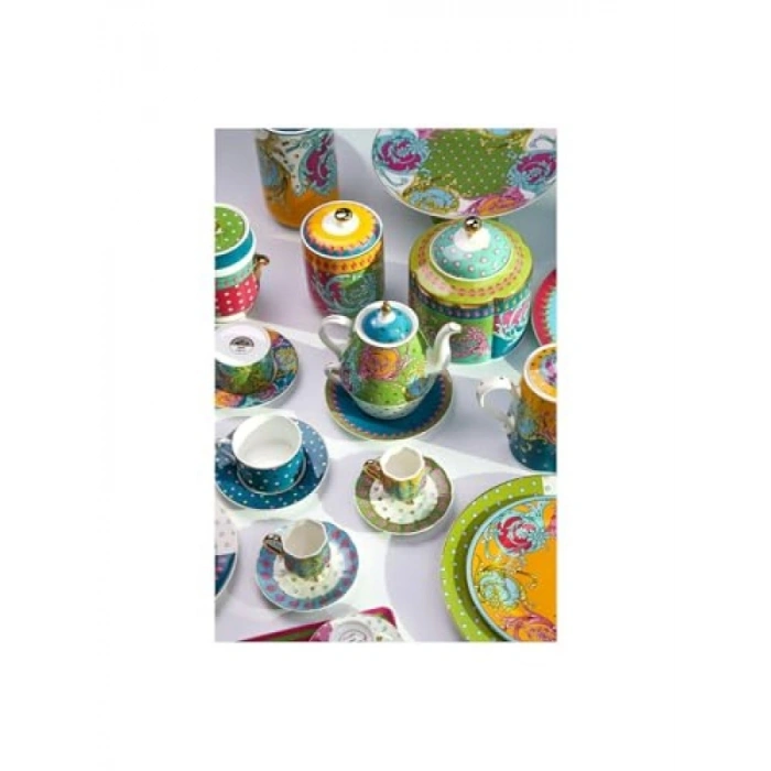 Bone Porselen Kulplu Kavanoz, 22 cm