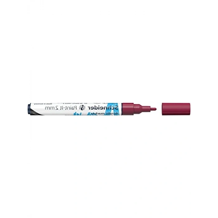 Bordo 2 mm Akrilik Marker, Yüksek Kalite