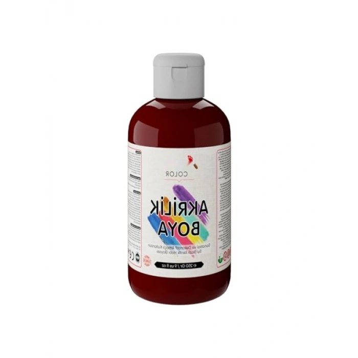 Bordo Akrilik Boya, 250 gr