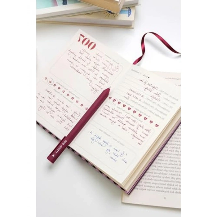 Bordo Kitap Okuma Günlüğü, Reading Journal