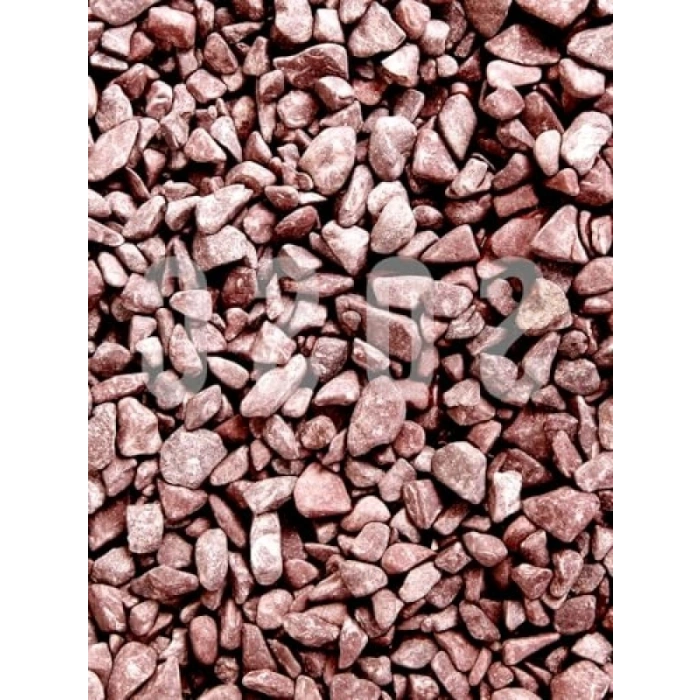 Bordo Renkli Doğal Dolomit Çakıl Taşı (2-3 cm)