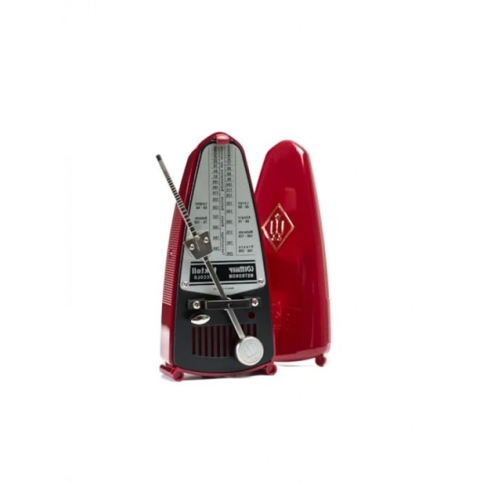 Bordo Renkli Metronom - Dayanıklı ve Kullanışlı