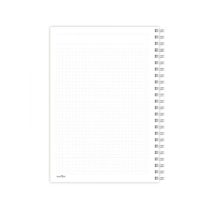 Bordo Sert Kapaklı Spiralli Defter - 200 Sayfa