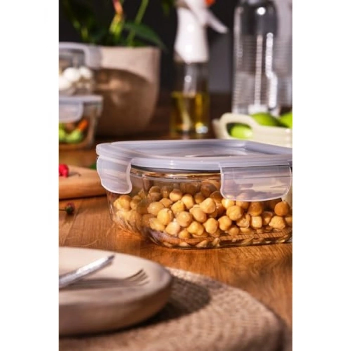 Borosilikat Cam Saklama Kabı - 800 ml