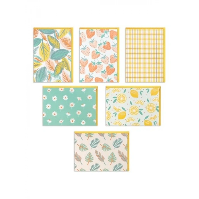 Boş Kart Seti (24 Adet, Farklı Tasarımlar)