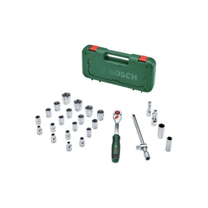 Bosch 1/2 Cırcırlı Somun Sıkma Seti 25 Parça
