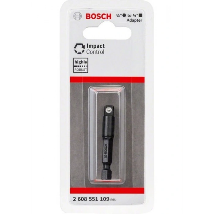 Bosch 1/4 Hex To 1/4 Socket Adapter 50MM